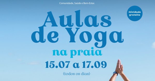 Eventos - Aulas de Yoga nas praias de Gaia - Câmara Municipal de Gaia