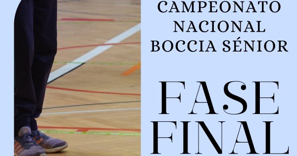 Final do campeonato nacional de Boccia Sénior