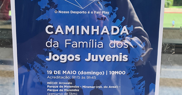 Caminhada da Família dos Jogos Juvenis de Gaia