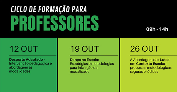 Ciclo de Formação para Professores