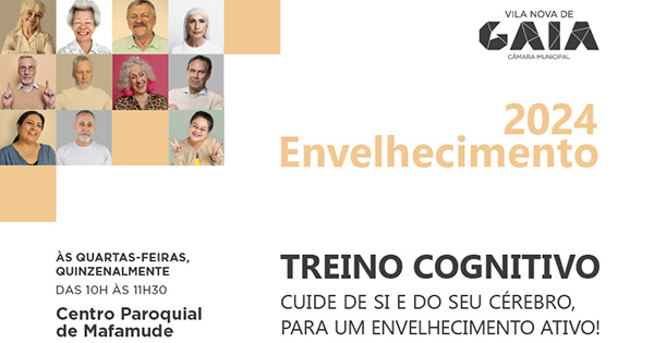 Sessões de treino cognitivo para maiores de 55 anos