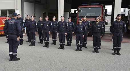 Cerimónia de promoção a bombeiros-chefe de 2.ª classe