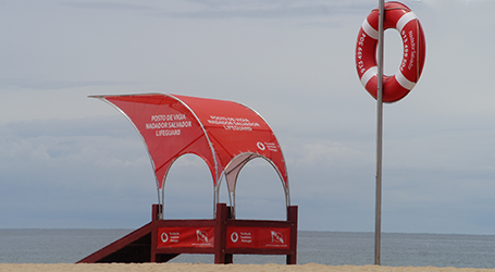 Praias com vigilância móvel fora da época balnear