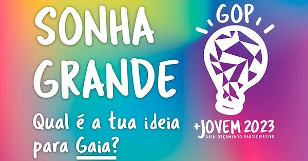 GOP + Jovem: prepara já a tua proposta