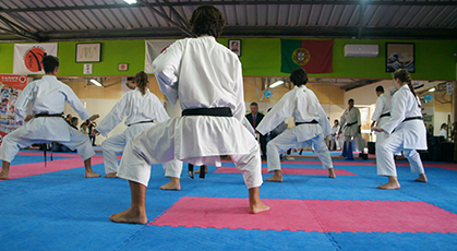 Karate Clube de Gaia “impressiona” presidente da Câmara