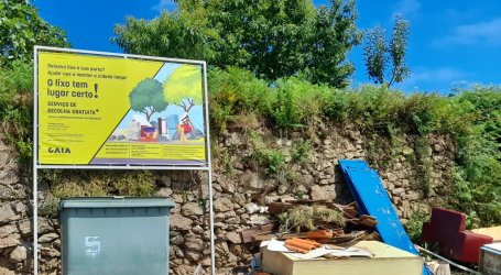 Campanha «O lixo no lugar certo» dispersa pelo concelho