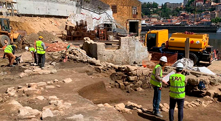 Descobertos vestígios romanos junto ao Cais de Gaia